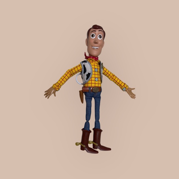 Disney Other - Toy Story Andy Sheriff Woody Talking Figure  With Pull String England Disney